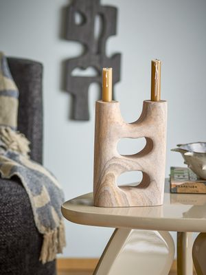 Bloomingville Lodi Ljushållare, Natur, Sandsten L18xH25,5xW7 cm