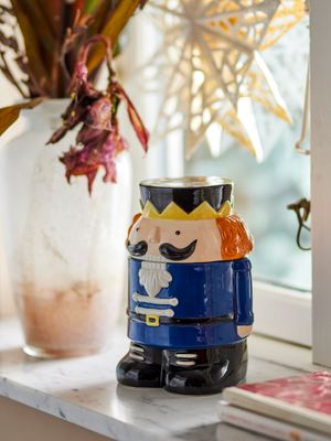 Burk med lock Blå Stengods Feast | Bloomingville