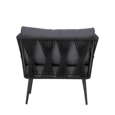 Fåtölj Svart Metall Pavone Fire-resistant | Bloomingville