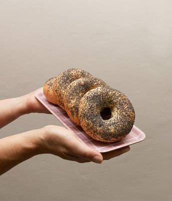 Muurla Bricka 27x13 cm, Rosa
