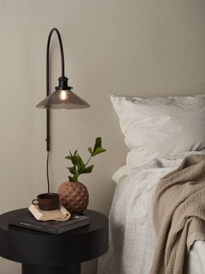 August Vägglampa Svart 25cm | PR Home