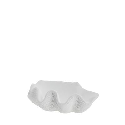Lene Bjerre Shella Dekoration Vit Polyresin 25x18.5 cm