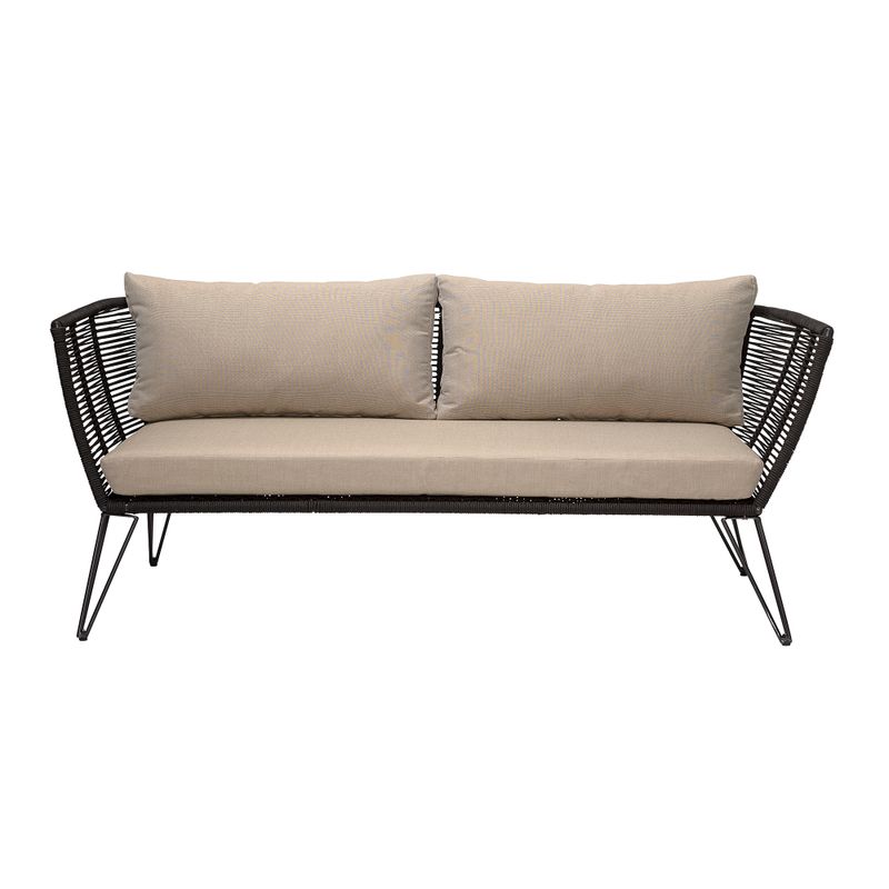Soffa Svart Metall Mundo | Bloomingville