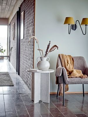 Filt Brun Återvunnen bomull Ginna | Bloomingville