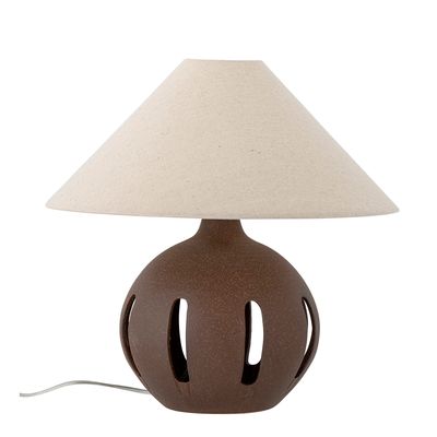 Bordslampa Brun Stengods Liana | Bloomingville