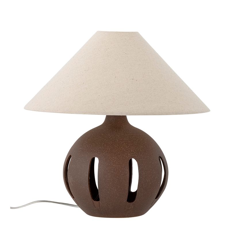 Bordslampa Brun Stengods Liana | Bloomingville
