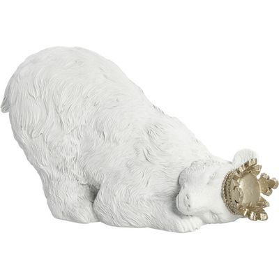 Lene Bjerre Sebina Royal Ice Bear H11.5 cm Vit/Ljusguld