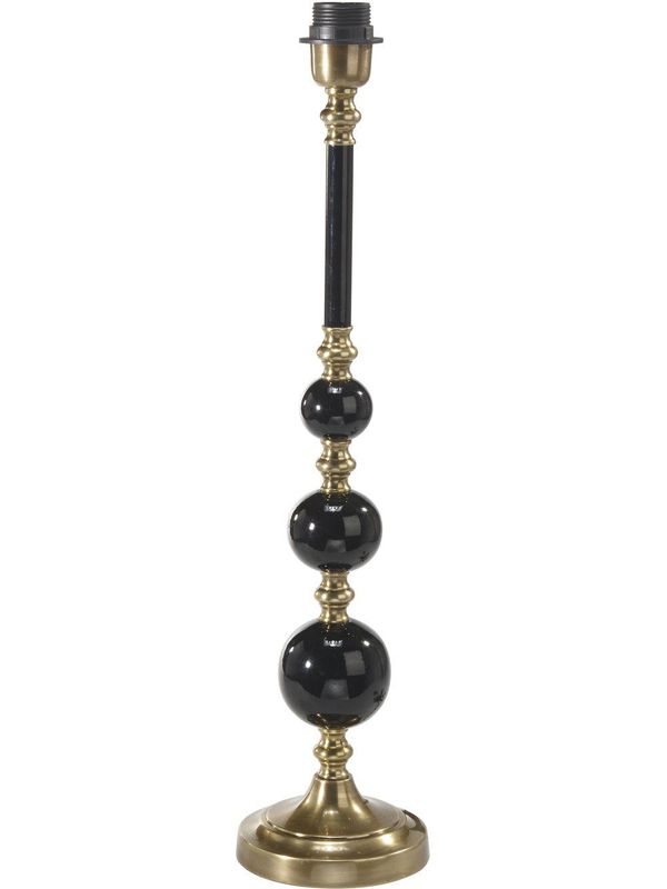 PR Home Abbey Lampfot Svart/Antikmäss 60cm