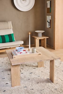 Toppu Mittpunkt Vit/Svart Stengods Oyoy Living