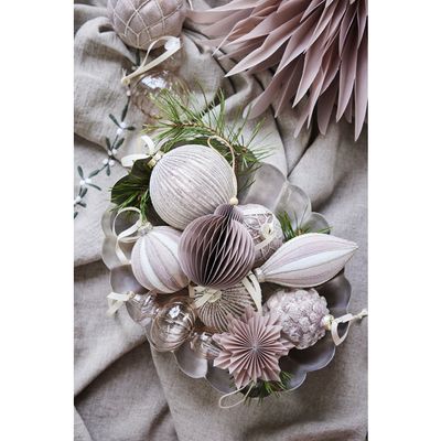 Lene Bjerre Glosille Julhänge H21 cm Linne