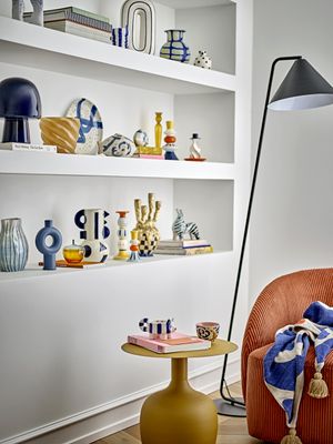 Pradi Loungefåtölj Orange Polyester H73cm Bloomingville