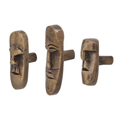 Krok Mässing Jespar Set om 3 | Bloomingville
