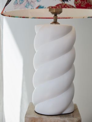 Spin Lampfot Vit 41cm | PR Home