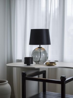 Jonna Lampfot Grå 28cm | PR Home
