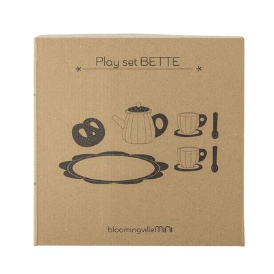 Bloomingville Bette Barnlekset, Kök, Brun, Mdf Ø24xH10 cm, Set om 9