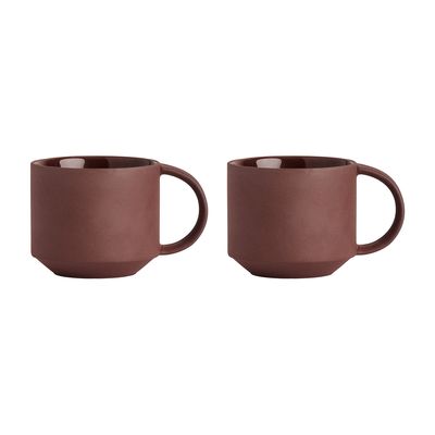 Kopp Mörk terrakotta Terrakotta OYOY LIVING
