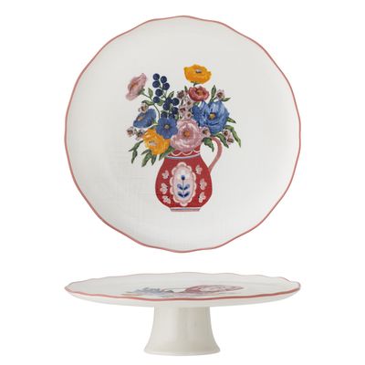 Dorothy Tårtfat Rosa Stengods Ø28cm Bloomingville