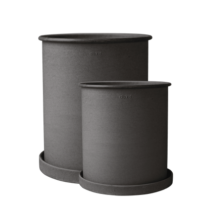 DBKD Plant Pot large 2-set Brun