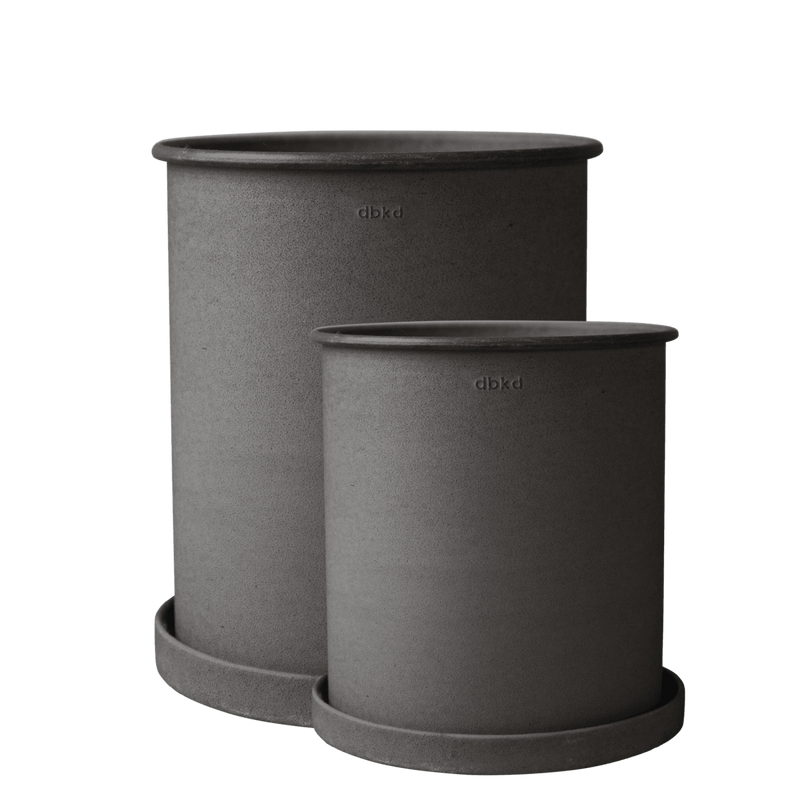 DBKD Plant Pot large 2-set Brun