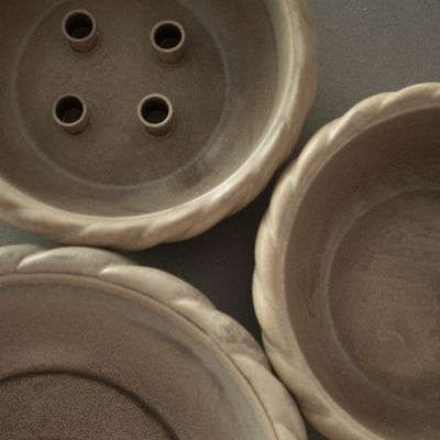 DBKD Twine Plate large Beige
