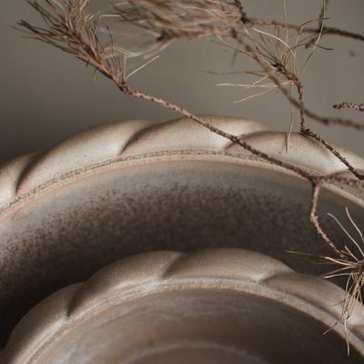 DBKD Twine Plate large Beige