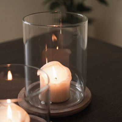 DBKD Terra Glass Candle large Brun