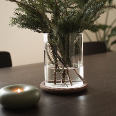DBKD Terra Glass Candle large Brun