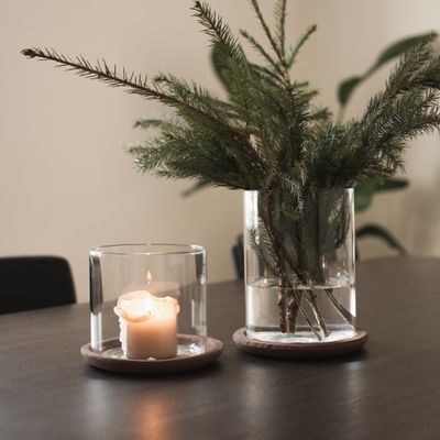 DBKD Terra Glass Candle large Brun