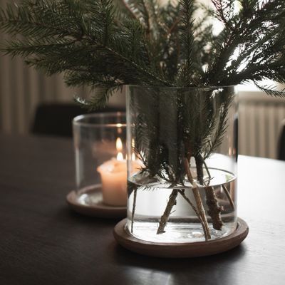 DBKD Terra Glass Candle large Brun