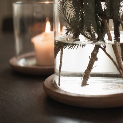 DBKD Terra Glass Candle large Brun