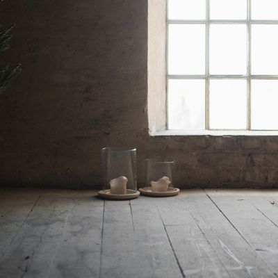 DBKD Terra Glass Candle large sand