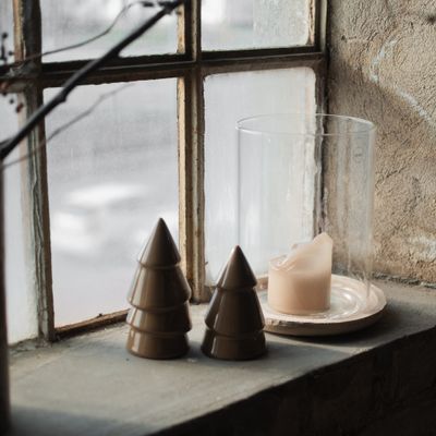DBKD Terra Glass Candle large sand