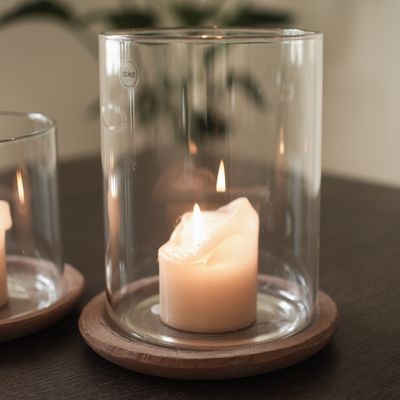 DBKD Terra Glass Candle large Brun