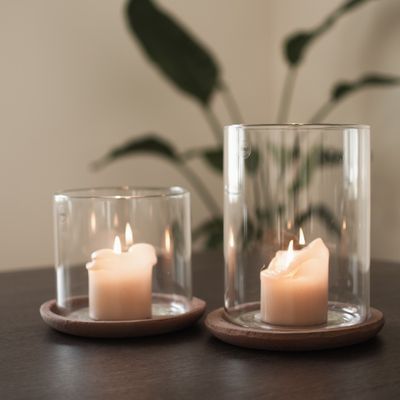 DBKD Terra Glass Candle large Brun