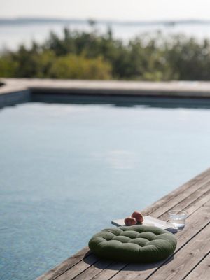 Svanefors Louie Stolsdyna 2-pack Mossa Ø40 cm