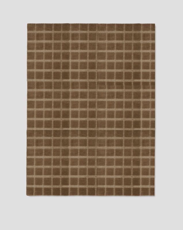 Jakobsdals Deco Check Matta 200x300 cm Konjak