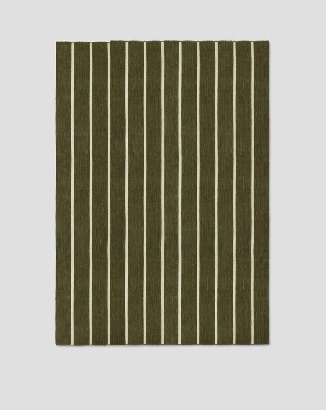 Jakobsdals Deco Stripe Matta 200x300 cm Mossa