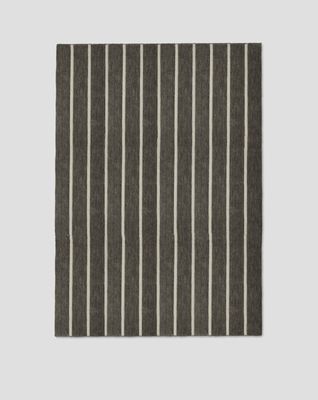 Jakobsdals Deco Stripe Matta 200x300 cm Mörkbrun