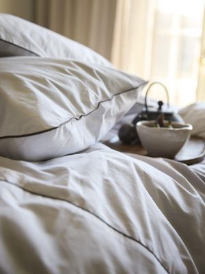 Svanefors Carlton Bäddset Vit 220x220 cm