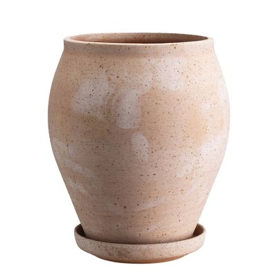 Bergs Potter Delphi RAW Kruka Med Fat Rosa, Ø 22 cm