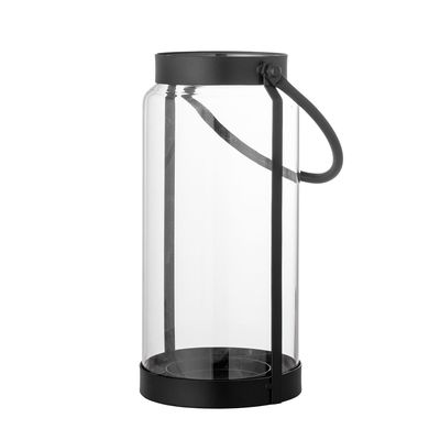 Värmeljushållare Svart Glas Danila | Bloomingville