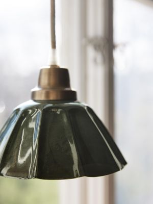 PR Home Ester Fönsterlampa Mörkgrön 17cm