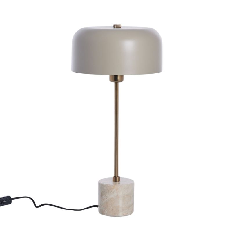 Bordslampa Sofillia Linne/Ljus Guld Järn/Marmor Lene Bjerre