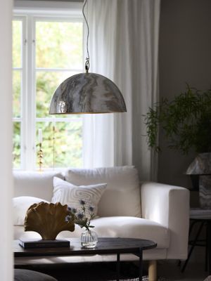 Marnie Taklampa Marmor 45cm Grå | PR Home
