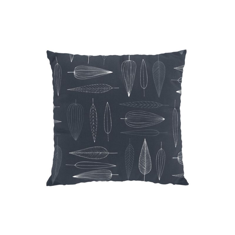 Frostblad grå/blå kuddfodral Arvidssons Textil