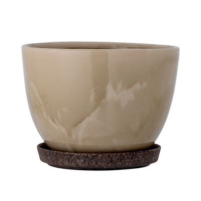 Kruka Brun Stengods Ritva | Bloomingville