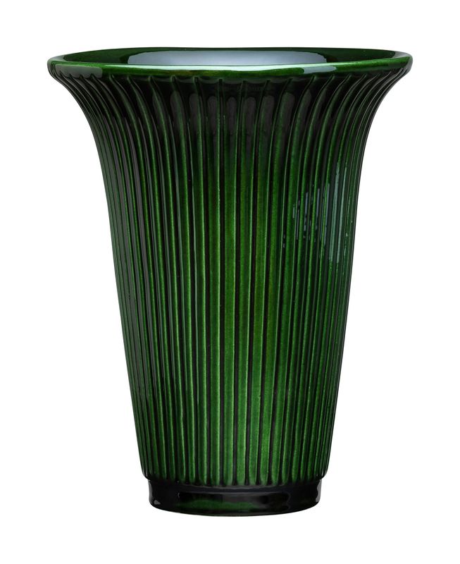 Bergs Potter Daisy GLAZED Vas Smaragdgrön, H 25 cm