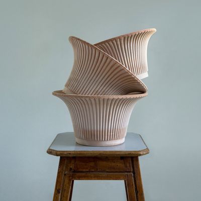 Bergs Potter Daisy RAW Kruka Med Fat Rosa, Ø 25 cm