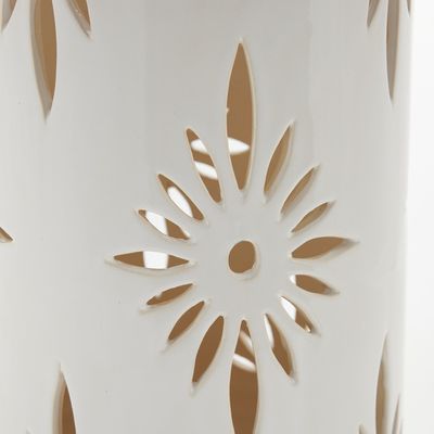 Lene Bjerre Hilde Lykta Vit Keramik H39 cm