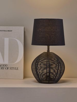 PR Home Sofia Lampskärm Franza Svart 20cm